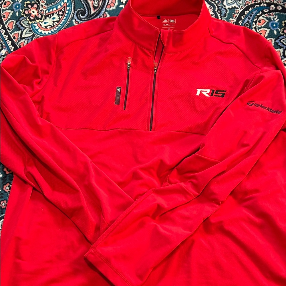 Adidas Climalite Red Performance Jacket - image 1